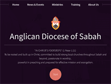 Tablet Screenshot of anglicansabah.org